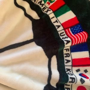 World Soccer Faux mink blanket
